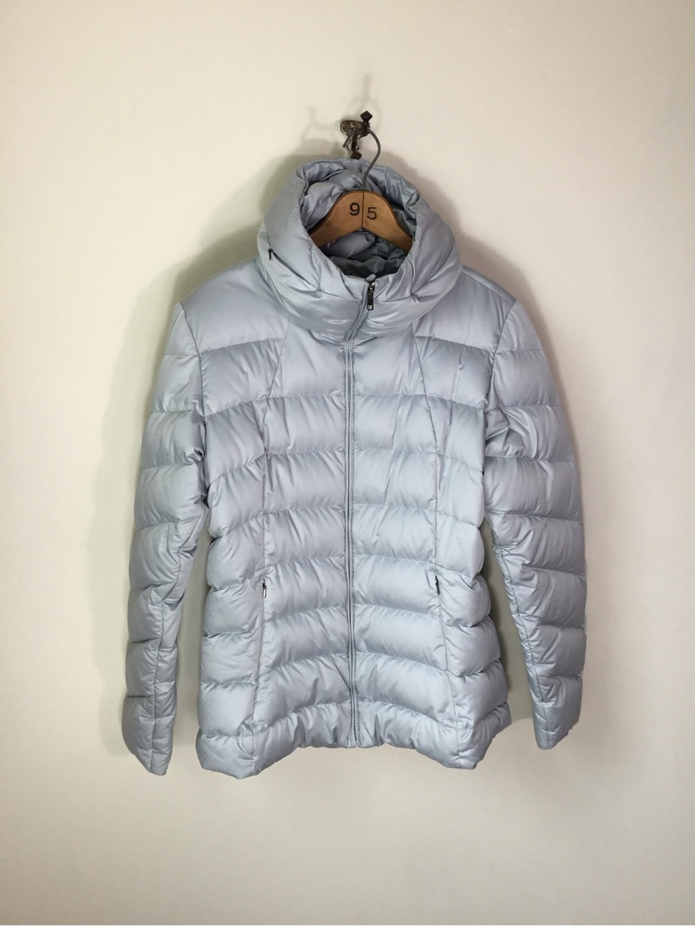 Patagonia Women’s Gray Downtown Loft 600 Down Water Repellent Coat Size L - Picture 2 of 9